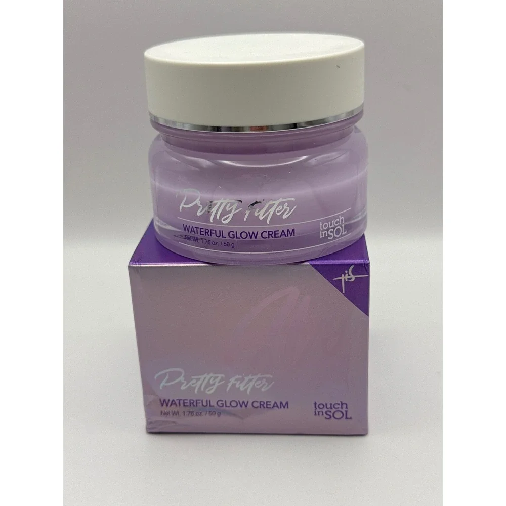 Touch In Sol Pretty Filter Waterful Glow Cream Hydrating‎ Skin 1.76oz 50g BNIB